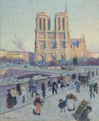 Der Quai Saint-Michel und Notre-Dame